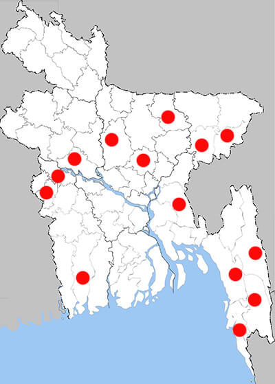 Distribution map - Graphium agamemnon agamemnon