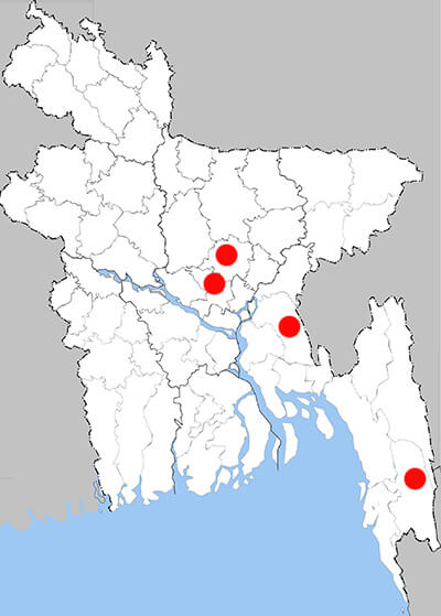 Distribution map - Graphium eury