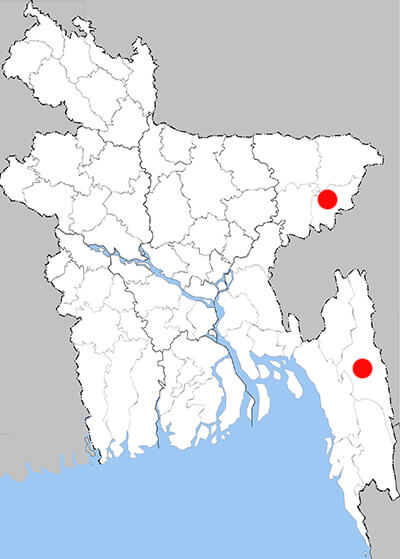 Distribution map - Graphium mac
