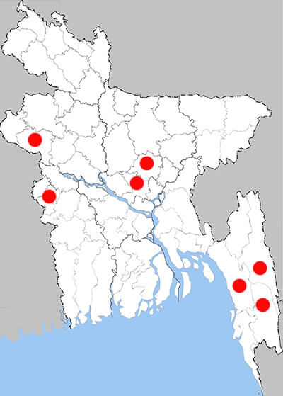 Distribution map - Graphium nomius
