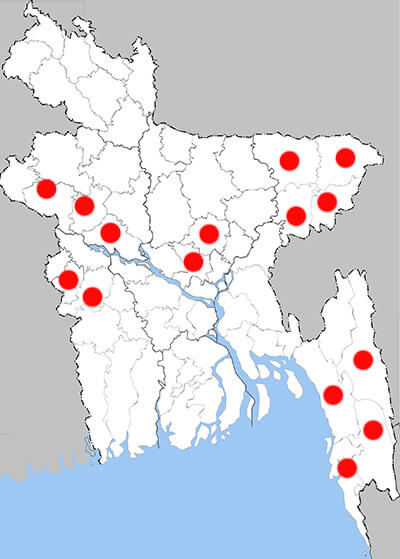 Distribution map - P clytia