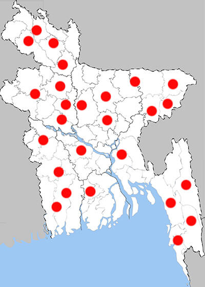 Distribution map - prpr