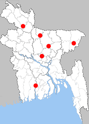 Distribution map - Abisara echerius suffusa